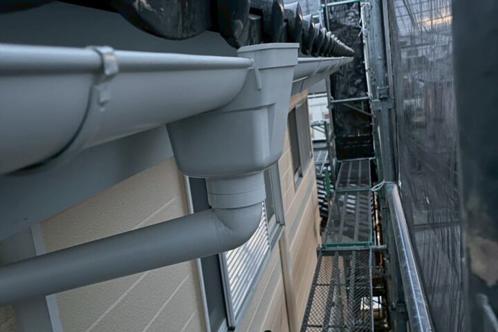 伊勢崎市 T様 板金破風・雨樋交換工事