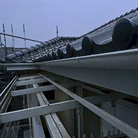 板金波風板・雨樋交換